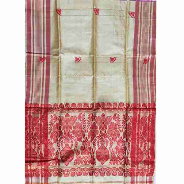 Handwoven Gamusa - Made of Muga Silk